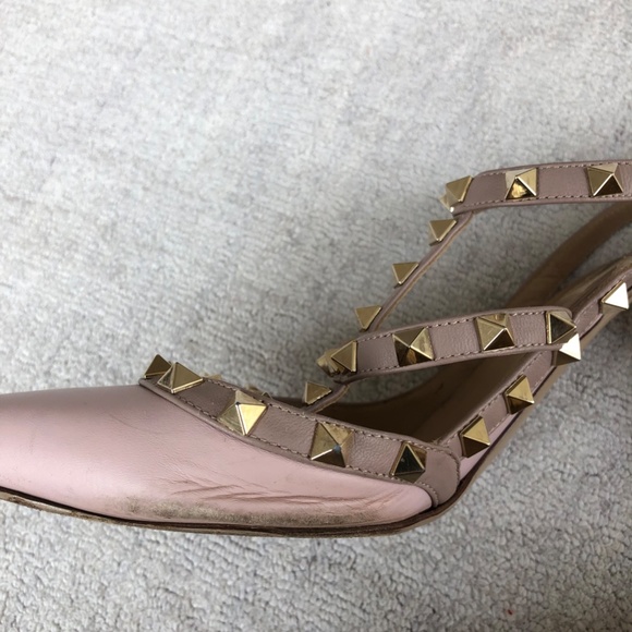 Original Valentino leather pump heels in used fair condition - Picture 8 of 10